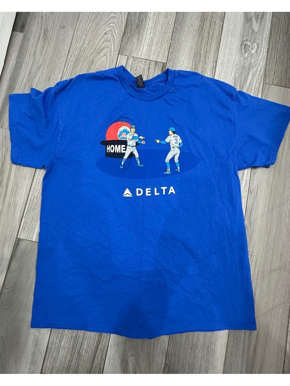 Gildan Heavy Cotton New York Mets Delta Home Run XL T-Shirt